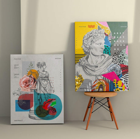Tablou Canvas (2 bucăți) Vintage 11, Multicolor, 150x100 cm