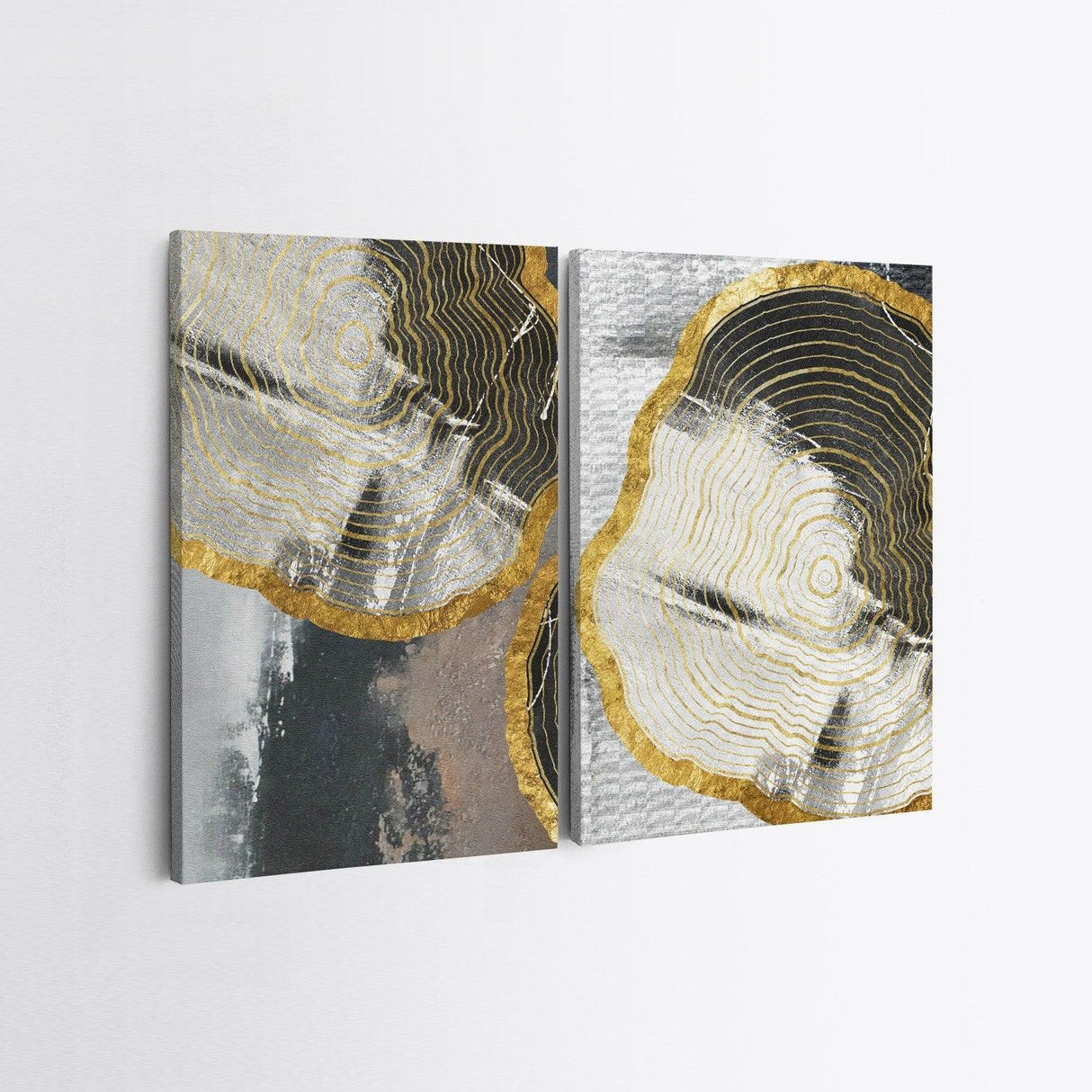 Tablou Canvas (2 bucăți) 2KNV4314, Multicolor, 110x70 cm