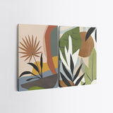 Tablou Canvas (2 bucăți) Elegance 9, Multicolor, 150x100 cm