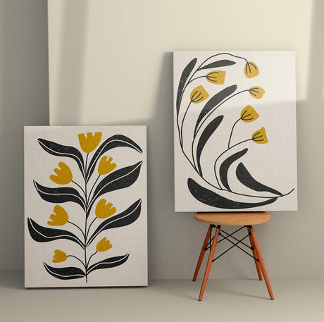 Tablou Canvas (2 bucăți) 2KNV4321, Multicolor, 110x70 cm