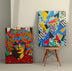 Tablou Canvas (2 bucăți) 2KNV4327, Multicolor, 110x70 cm, SKU 910NVT1295
