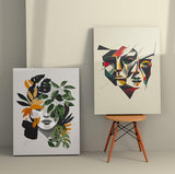 Tablou Canvas (2 bucăți) Artistic 10, Multicolor, 110x70 cm