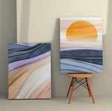 Tablou Canvas (2 bucăți) 2KNV4336, Multicolor, 110x70 cm