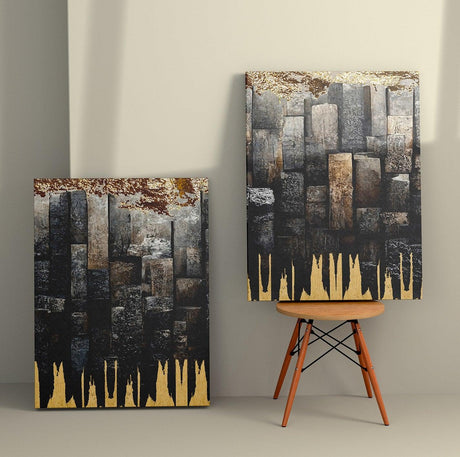 Tablou Canvas (2 bucăți) 2KNV4342, Multicolor, 110x70 cm