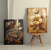 Tablou Canvas (2 bucăți) 2KNV4343, Multicolor, 110x70 cm, SKU 910NVT1327