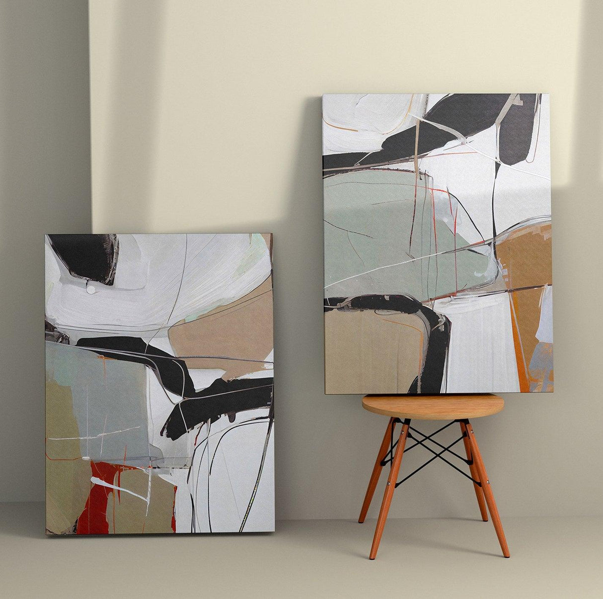 Tablou Canvas (2 bucăți) 2KNV4346, Multicolor, 110x70 cm