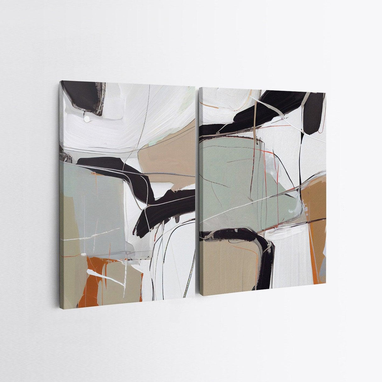 Tablou Canvas (2 bucăți) 2KNV4346, Multicolor, 110x70 cm
