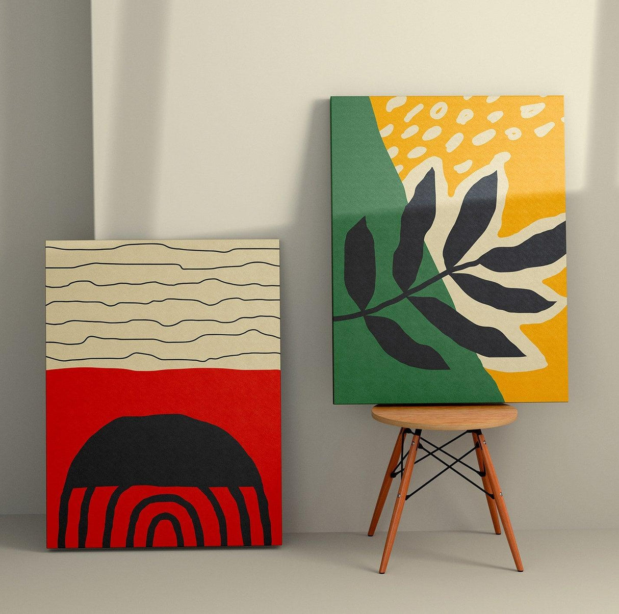 Tablou Canvas (2 bucăți) Artistic 12, Multicolor, 110x70 cm