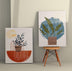 Tablou Canvas (2 bucăți) Modern 12, Multicolor, 110x70 cm, SKU 910NVT1357