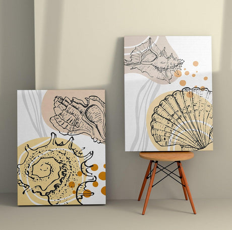 Tablou Canvas (2 bucăți) 2KNV4364, Multicolor, 110x70 cm