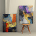 Tablou Canvas (2 bucăți) 2KNV4366, Multicolor, 110x70 cm, SKU 910NVT1373
