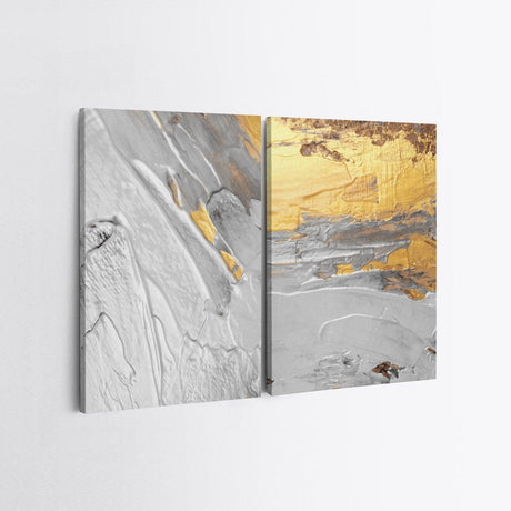 Tablou Canvas (2 bucăți) Rustic 19, Multicolor, 110x70 cm