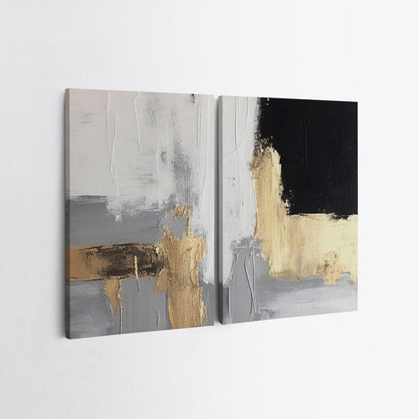 Tablou Canvas (2 bucăți) Vintage 18, Multicolor, 150x100 cm