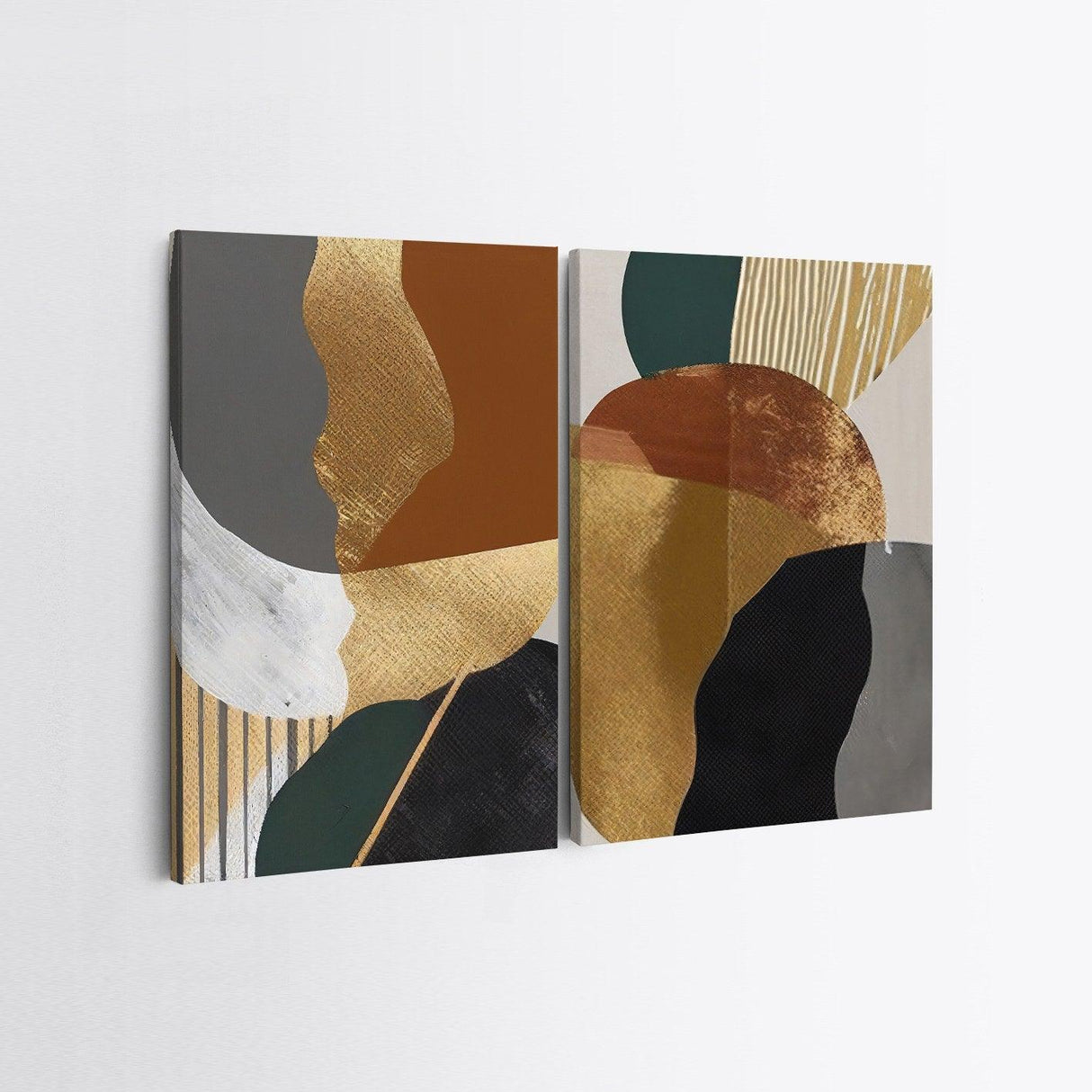 Tablou Canvas (2 bucăți) Honey 11, Multicolor, 110x70 cm
