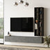 Comodă TV LV9-RL, Argintiu - Negru, 174.6x27.3x25 cm, SKU 921YRD1118, imagine 2