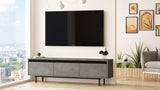 Comoda TV Tvado, 160x46x36 cm - Gri, SKU 921YRD1101