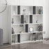 Bibliotecă Hodbi, Alb - Antracit, 145.2x25x145 cm, SKU 935CMN1111, imagine 1