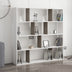 Bibliotecă Hodbi, Alb - Wenge, 145.2x25x145 cm, SKU 935CMN1113, imagine 1
