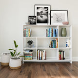 Bibliotecă Lavina, Diverse culori, 152x25x120 cm - Alb | SKU: 935CMN1119 | Bibliotecă Lavina, 152x25x120 cm, varianta Alb, produs pentru amenajarea locuinței, disponibil online în România la CasaMob