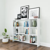 Bibliotecă Lavina, Diverse culori, 152x25x120 cm - Alb | SKU: 935CMN1119 | Bibliotecă Lavina, 152x25x120 cm, varianta Alb, produs pentru amenajarea locuinței, disponibil online în România la CasaMob