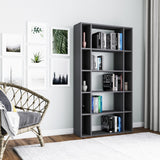 Bibliotecă Sanborn, Diverse culori, 90x25x164 cm - Antracit | SKU: 935CMN1121 | Bibliotecă Sanborn, 90x25x164 cm, varianta Antracit, produs pentru amenajarea locuinței, disponibil online în România la CasaMob