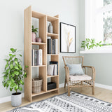 Bibliotecă Eden, Stejar, 63x25x160 cm