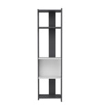 Bibliotecă Abis Narrow, Diverse culori, 44x27x165 cm - Antracit - Alb | SKU: 935CMN1155 | Bibliotecă Abis Narrow, 44x27x165 cm, varianta Antracit - Alb, produs pentru amenajarea locuinței, disponibil online în România la CasaMob