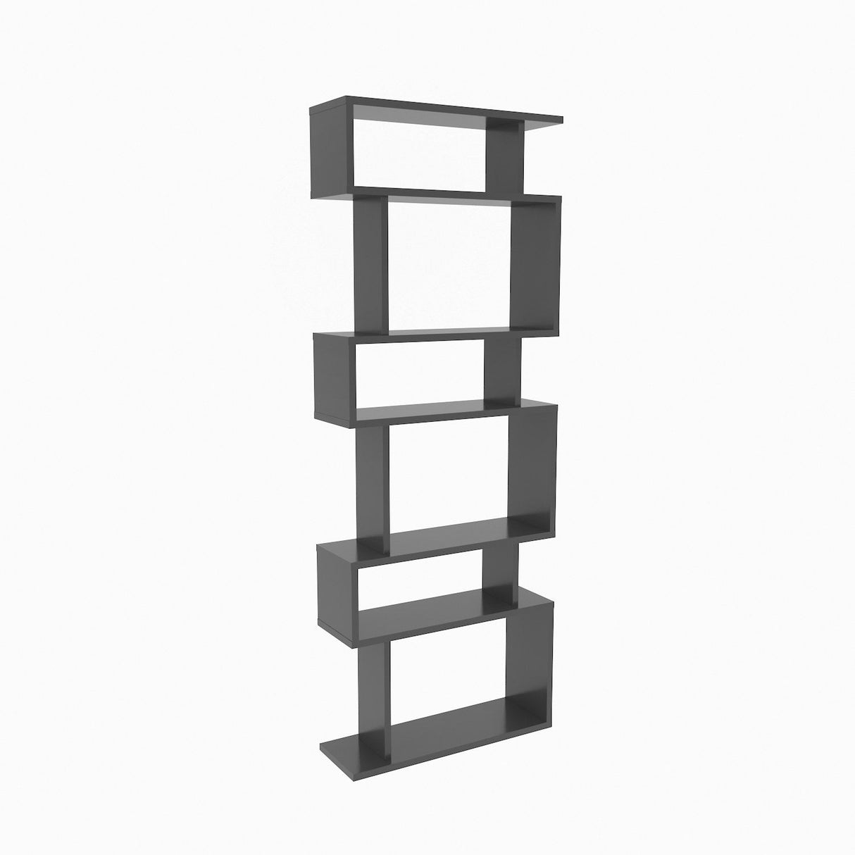 Bibliotecă Bates, Diverse culori, 60x20x160 cm - Antracit | SKU: 935CMN1172 | Bibliotecă Bates, 60x20x160 cm, varianta Antracit, produs pentru amenajarea locuinței, disponibil online în România la CasaMob