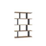 Bibliotecă Harmon, Diverse culori, 90x25x127 cm - Stejar - Antracit | SKU: 935CMN1194 | Bibliotecă Harmon, 90x25x127 cm, varianta Stejar - Antracit, produs pentru amenajarea locuinței, disponibil online în România la CasaMob