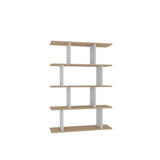 Bibliotecă Harmon, Diverse culori, 90x25x127 cm - Stejar - Alb | SKU: 935CMN1195 | Bibliotecă Harmon, 90x25x127 cm, varianta Stejar - Alb, produs pentru amenajarea locuinței, disponibil online în România la CasaMob