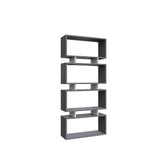 Bibliotecă Langdon, Diverse culori, Diverse dimensiuni - Antracit - Alb - 73x25x161 cm | SKU: 935CMN1216 | Bibliotecă Langdon, varianta Antracit - Alb - 73x25x161 cm, produs pentru amenajarea locuinței, disponibil online în România la CasaMob