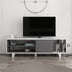 Comodă TV Rosmar, Alb - Antracit, 160x35x48.6 cm, SKU 935CMN1405, imagine 2
