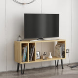 Comodă TV Arven, Diverse culori, Diverse dimensiuni - Stejar - Antracit - 90x25x53 cm | SKU: 935CMN1415 | Comodă TV Arven, varianta Stejar - Antracit - 90x25x53 cm, produs pentru amenajarea locuinței, disponibil online în România la CasaMob
