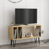 Stejar - Antracit - 90x25x53 cm | SKU: 935CMN1415 | Comodă TV Arven, varianta Stejar - Antracit - 90x25x53 cm, produs pentru amenajarea locuinței, disponibil online în România la CasaMob