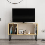 Comodă TV Arven, Diverse culori, Diverse dimensiuni - Stejar - Alb - 90x25x53 cm | SKU: 935CMN1418 | Comodă TV Arven, varianta Stejar - Alb - 90x25x53 cm, produs pentru amenajarea locuinței, disponibil online în România la CasaMob