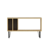 Comodă TV Arven, Diverse culori, Diverse dimensiuni - Stejar - Antracit - 90x25x53 cm | SKU: 935CMN1415 | Comodă TV Arven, varianta Stejar - Antracit - 90x25x53 cm, produs pentru amenajarea locuinței, disponibil online în România la CasaMob