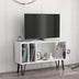 Alb - Antracit - 90x25x53 cm | SKU: 935CMN1416 | Comodă TV Arven, varianta Alb - Antracit - 90x25x53 cm, produs pentru amenajarea locuinței, disponibil online în România la CasaMob