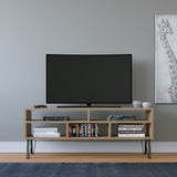 Comodă TV Ebuda, Diverse culori, 120x25x47 cm - Stejar - Stejar | SKU: 935CMN1430 | Comodă TV Ebuda, 120x25x47 cm, varianta Stejar - Stejar, produs pentru amenajarea locuinței, disponibil online în România la CasaMob
