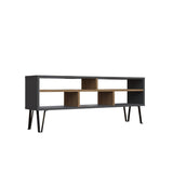 Comodă TV Ebuda, Diverse culori, 120x25x47 cm - Antracit - Stejar | SKU: 935CMN1433 | Comodă TV Ebuda, 120x25x47 cm, varianta Antracit - Stejar, produs pentru amenajarea locuinței, disponibil online în România la CasaMob