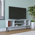 Alb | SKU: 935CMN1435 | Comodă TV Garvin, 120x25x47 cm, varianta Alb, produs pentru amenajarea locuinței, disponibil online în România la CasaMob
