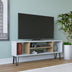 Alb - Stejar | SKU: 935CMN1436 | Comodă TV Garvin, 120x25x47 cm, varianta Alb - Stejar, produs pentru amenajarea locuinței, disponibil online în România la CasaMob