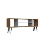 Comodă TV Garvin, Diverse culori, 120x25x47 cm - Stejar - Alb | SKU: 935CMN1438 | Comodă TV Garvin, 120x25x47 cm, varianta Stejar - Alb, produs pentru amenajarea locuinței, disponibil online în România la CasaMob