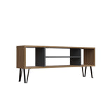 Comodă TV Garvin, Diverse culori, 120x25x47 cm - Stejar - Antracit | SKU: 935CMN1440 | Comodă TV Garvin, 120x25x47 cm, varianta Stejar - Antracit, produs pentru amenajarea locuinței, disponibil online în România la CasaMob