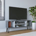 Antracit - Alb | SKU: 935CMN1441 | Comodă TV Garvin, 120x25x47 cm, varianta Antracit - Alb, produs pentru amenajarea locuinței, disponibil online în România la CasaMob