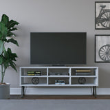 Comodă TV Judd, Diverse culori, 120x25x47 cm - Alb | SKU: 935CMN1444 | Comodă TV Judd, 120x25x47 cm, varianta Alb, produs pentru amenajarea locuinței, disponibil online în România la CasaMob