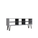Comodă TV Judd, Diverse culori, 120x25x47 cm - Alb - Antracit | SKU: 935CMN1446 | Comodă TV Judd, 120x25x47 cm, varianta Alb - Antracit, produs pentru amenajarea locuinței, disponibil online în România la CasaMob