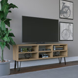 Comodă TV Judd, Diverse culori, 120x25x47 cm - Stejar - Stejar | SKU: 935CMN1448 | Comodă TV Judd, 120x25x47 cm, varianta Stejar - Stejar, produs pentru amenajarea locuinței, disponibil online în România la CasaMob