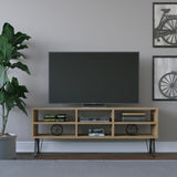 Comodă TV Judd, Diverse culori, 120x25x47 cm - Stejar - Stejar | SKU: 935CMN1448 | Comodă TV Judd, 120x25x47 cm, varianta Stejar - Stejar, produs pentru amenajarea locuinței, disponibil online în România la CasaMob