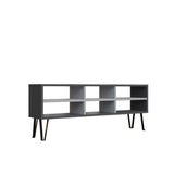 Comodă TV Judd, Diverse culori, 120x25x47 cm - Antracit - Alb | SKU: 935CMN1450 | Comodă TV Judd, 120x25x47 cm, varianta Antracit - Alb, produs pentru amenajarea locuinței, disponibil online în România la CasaMob