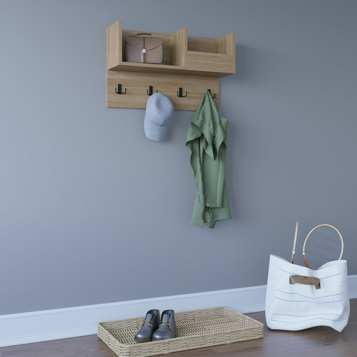 Cuier Sameul, Diverse culori, 72x24x45 cm - Cuier Sameul, Diverse culori, 72x24x45 cm, SKU 935CMN1702, imagine 5